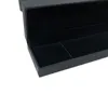 Vendite dirette di produttori di scatole di plastica di scatola di immagazzinaggio di gioielli di moda di carta riempita di carta nera ad angolo retto
