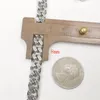 Kedjor 8mm 18-30 tum herr halsband kubansk trottoarkedja rostfritt stål smycken gåvor till far make pojkvänner