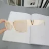 Okulary przeciwsłoneczne dla kobiet Moda Zapobiegaj promieniowaniu promieniowanie przeciwsłoneczne luksusowe białą geometrię kobietę fajna marka projektantka dla kobiet sprzedających na całym świecie słynne okulary przeciwsłoneczne Uv400 z pudełkiem
