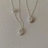 Pendants 18K Gold ins Authentic 925 Sterling Silverpendant Shell conch Ball Ball Collier Lucky Collier C-B1189