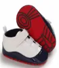 2021 Designer Kids Baby Boy Shoes Newborn First Walker Sneakers Solid Unisex Crib Spädbarn PU LÄDER FODEWEAR TODDLER GIRL 0-18248F9537697