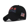 Gorras de bola Hombre Mujer Neutral Verano América Bandera Bordado Béisbol Sombrero Viseras Bastidores para la puerta