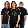 Men's T Shirts Cotton Big Size Casual Fear Horror Graphic Unisex T-Shirt Novelty Design Men Tee Shirt Loose For Man Gbtee