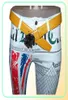 Wholemens UK British Flag Jeans Pants Colored Track Tower Printed Fashion Skinny White Jeans Casual Stretch Jeans Trousers 9097398