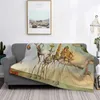 Blankets Imaginary Artist Dali Blanket Velvet Summer The Temptation Of St Anthony Cute Throw For Bed Travel Bedding Throws