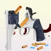 おもちゃ銃ピストルリボルバーハンドガンランチャーソフトブレットトイガン大人の男の子向けの空気圧射撃モデル6907504