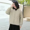 Women's Trench Coats Winter Short Cotton Jacket Women Loose Round Collar Coat Fashion Baseball Uniform Outwear Pure Colour Parka Overcoat