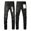 Jeans pour hommes Designer Jeans Mens broderie mode Jean Skinny déchiré trou lettre Top qualité marque Hip Hop Denim pantalon