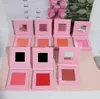 Palette de poudre de fard à joues rose, produits personnalisés, maquillage mat, imperméable, fards à joues végétaliens, articles en gros pour la revente en vrac, 5 pièces 231227