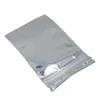 20 maten Aluminiumfoliezak Doorzichtig voor Zip Hersluitbare Plastic Retail Lock Verpakkingszakken Ritssluiting Mylar Bagg Pakketzakje Zelfdichtende Bagls Adng