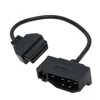 7-pin male to OBD2 male automotive connector