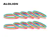 Pansexual Pride Asexual Silicone Rubber Bracelets Sports Wrist Band Bangle 00049819435