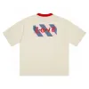 новые мужские футболки-поло с круглым вырезом, летняя одежда в полярном стиле с вышивкой и принтом, комплект из уличного хлопка M, комплект шорт, футболка w313e