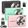 Appareil photo numérique FHD 1080P pour enfants vidéo avec carte SD 32 Go Zoom 16X Compact Point and Shoot étudiants 231226