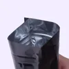 Siyah Plastik Mylar Torbalar Uzun süreli gıda depolama ve koleksiyon koruması için Alüminyum Folyo Fermuar Torbası İki Yan Renkli LGTCG APQGS