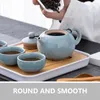 Zestawy naczyń obiadowych Ceramiczne Teapot Travel Teawaware Teachoom Teapots Chińskie Kungfu Porcelan Home można podniecić