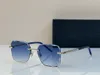 Solglasögon för män och kvinnor 21S Ection Lätt Hållbar Metall Square Frameless Fashion Design Glasögon Tillbehör för resestrandsemester utomhusaktiviteter