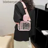 Stumi a tracolla femmina Crossbody Borse Stadium Approvato in PVC trasparente PVC Clear Fashion Waterproof Mini Square Borse Women Women ShouderblieBerberryeyes