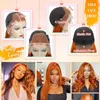 Ginger orange 13x6 en dentelle HD perruques avant de cheveux humains Body Wave 13x4 Human Hair Lace Wigs frontal Wig Transparent Lace Wig for Women 231227