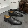 Designer Berluti Dress Chaussures en cuir Sneaker Chaussures pour hommes Chaussures en cuir en cuir à lacets à lacets Lace