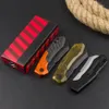 Top Quality KS7850 Launch 14 AUTO Tactical Folding knife D2 Black/White Stone Wash Tanto Blade Outdoor Camping Hiking EDC Pocket Knives With Retail Box