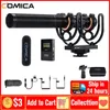 Comica CVM VM30 VM30 2 4G Wireless Microphone S Gun för DSLR Camera Smartphone PC Live Streaming Podcast Recording 231226