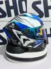 Integraler Motorradhelm X14 Blau HP4 Motocross Racing Motorrad Reithelm Casco De Motocicleta 231226