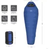 Sleeping Bags Lightweight mummy sleeping bag providing more shoulder and leg space suitable for camping hiking backpacking travelL231226