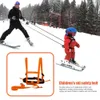 Çocuklar Kayak Kemeri Güvenliği Çekiş Kablo Demeti Halat Snowboard Pating için Çocuklar İçin Sırt Çantası Ayarlanabilir Kemer Hız Kontrolü 231227