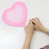 Sacchetti per gioielli Scatola per anelli a forma di cuore Love Orecchini in plastica trasparente Custodia per esposizione Custodia per organizer Inserto in schiuma