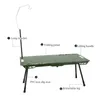 Mobilier de Camp Tryhomy Table portative pliante extérieure Camping en aluminium léger relevable pique-nique tactique autonome