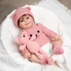 45CM Full Body Vinyl Waterproof Reborn Maddie Doll Hand Detailed Painting with Visible Veins Lifelike 3D Skin Tone 231227