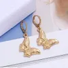 Boucles d'oreilles papillon couleur bonbon pour femmes, insecte coréen, breloque acrylique, bijoux pour filles, entier 275g