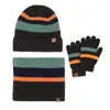 Ball Caps 3 stuks Kids Winter Muts Handschoen Sjaal Sets Gebreide Handschoenen Organizer Dames Set Heren