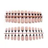 240 stycken Naturliga franska tips Fake Nail 12 Size Almond Press On False Nails Bulk For Nail Extension System Summer Accessories 231227