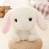 Kawaii Rabbit Bunny Shoulder Backpack Crossbody Bag Coin Purse Messenger Bags Cute Plush Toys Girls Kids Children Birthday Gifts 231227