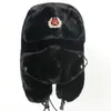 Insigne militaire de l'armée soviétique chapeau de bombardier hommes femmes Russie chapeaux Ushanka fausse fourrure de lapin oreillettes casquettes de neige chapeaux de trappeur Invierno 231227