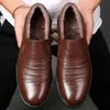 Winter Men Genuine Leather Formal Business Shoes Male Office Work Oxfords Brand Plush Party Wedding Anniversary Shoe Man Loafers 231227