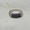 Modeschmuck Designer Diamant Schwarz Weiß Ring Ringe Diamant Damen Herren Hochwertig Platiniert2010