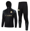 Barnmän Fotbollsspårsuits Milik Payet Marseilles Survetement Jacket 22 23 24 Fottball Training Suit Veste Maillot de Foot Olympique Om Tracksuit Football Jogging