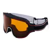 New fashionable snow large-frame sunglasses for women, fashionable and high-end sports outdoor windproof, cold-proof and anti-fog ski goggles PF