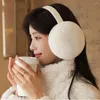 Berets Fashion Soft Winter Female Earflap Male Keep Warmer Adult Folding Ear Cover Warmers Earcap Plush Earmuffs