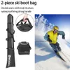 2pcs/conjunto saco de snowboard de grande capacidade Bolsas de esqui à prova d'água Bolsa de armazenamento de equipamentos de esqui de inverno Tampa de snowboard unissex 231227