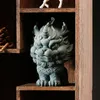 Creative Kirin Stone Lion Town House Ornament Tea Room Desktop Decoration Boutique Tea Pet Ornament 231226