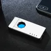 Metal elétrico indução a laser igniton arco duplo isqueiro carregamento usb à prova de vento sem chama portátil isqueiro presentes masculinos