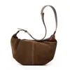 Sacs de soirée Motingome Luxury Matte Cow Cuir Bourse Spolder Fashion Lady Underarm Saddle Chic Pouche d'oreiller 2024