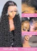 13x4 Deep Wave Frontal Wig Brazilian Curly Human Hair Wigs For Women Bob Water Wave Human Hair 13x6 360 HD Lace Frontal Wigs 231227