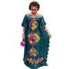 Etnische kleding Afrikaanse jurk voor vrouwen Herfst Lente Afrika Kleding Avond Dashiki Gewaad Luxe Dubai Kaftan Abaya Maxi