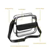 BUSTICHE SIGHT Summer Clear Women's Transparent Pvc Jelly Borse da viaggio da viaggio femmina Shopping Borse Waterproof Crossbody PurseblieBerberryEyes