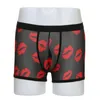 Unterhosen Sexy Unterwäsche Männer Boxershorts Lippen Atmungsaktive Sport Mesh Transparent Durchsichtig Gay Cueca Masculina